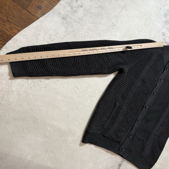 Calvin‎ Klein Sweater Mens Size XL Gray Cable Knit Button Up Cardigan Dad - Picture 4 of 8